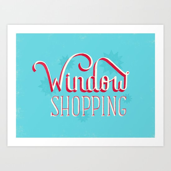 Window Shopping Art Print