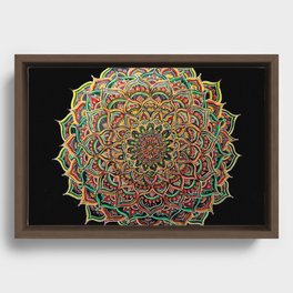 Mandala Framed Canvas