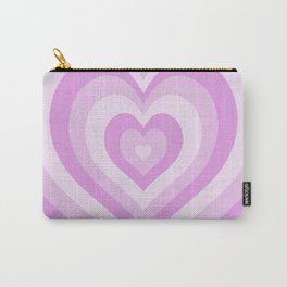pastel purple heart Carry-All Pouch | Pasteldecor, Graphicdesign, Lavenderheart, Stencil, Lilacheart, Digital, Pattern, Heartdecor, Pastelaesthetic, Pop Art 