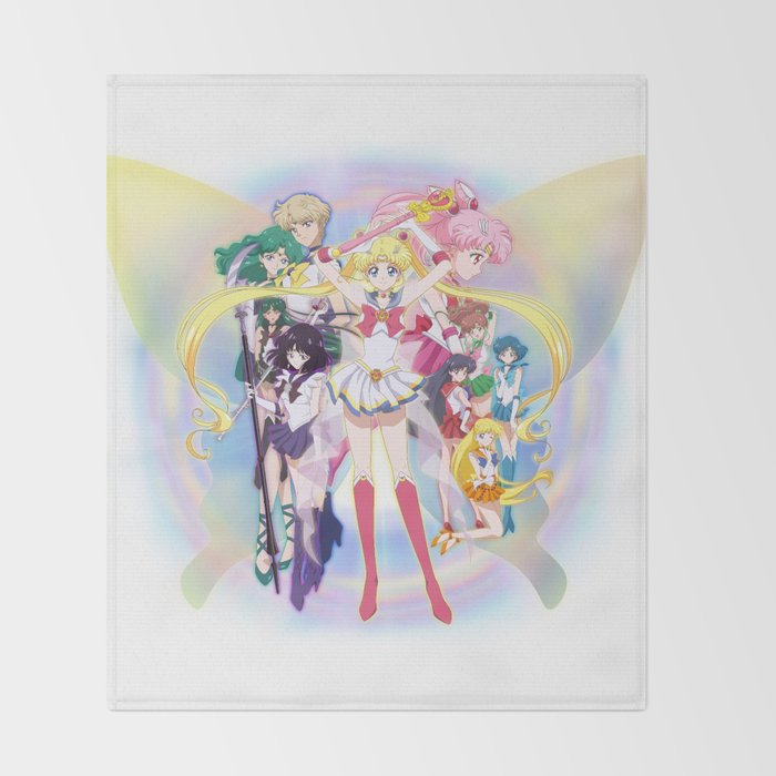 Sailor Moon Crystal Season 3 Throw Blanket By Xuweisen