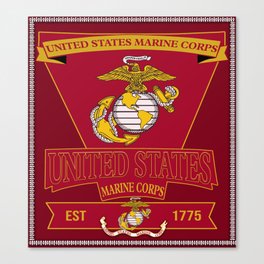 Marine corps Canvas Print