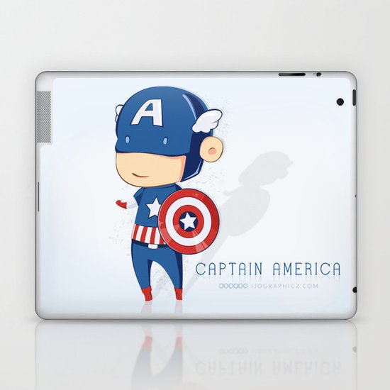 Captain America Laptop & iPad Skin