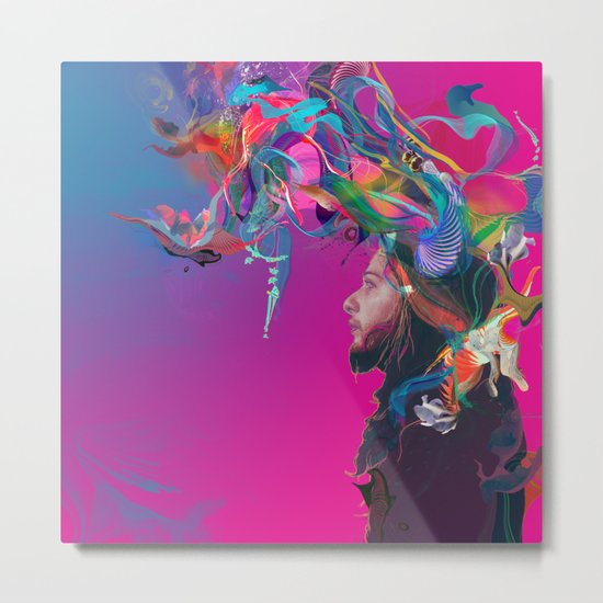 Lifted Metal Print