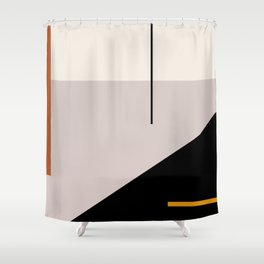 abstract minimal 28 Shower Curtain