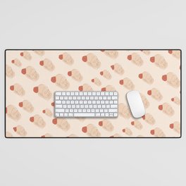 Pink Pattern Desk Mat