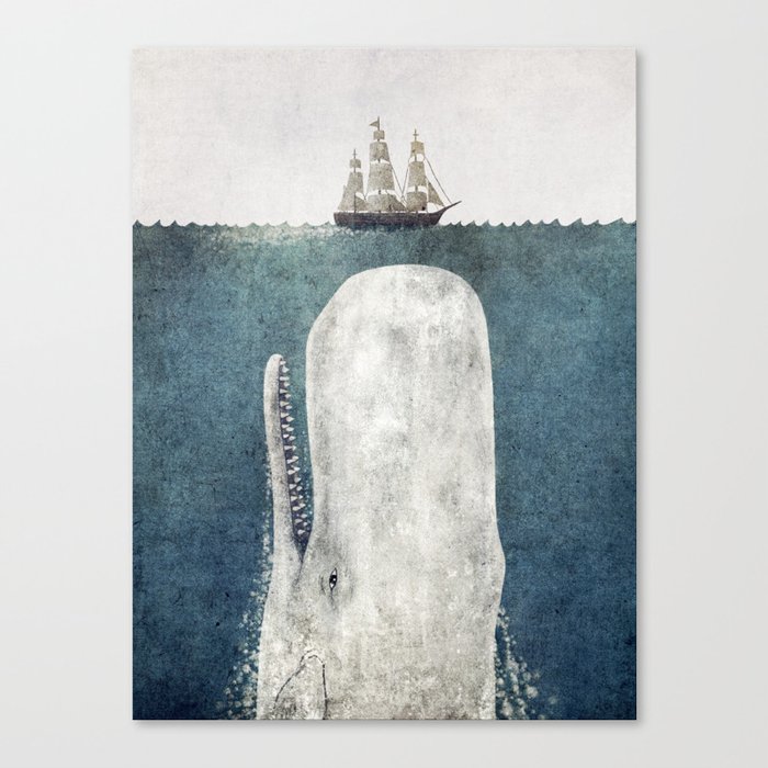 The White Whale Canvas Print