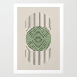 Perfect Touch Green Art Print
