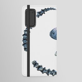 Skeleton Ouroboros with Mushroom Android Wallet Case