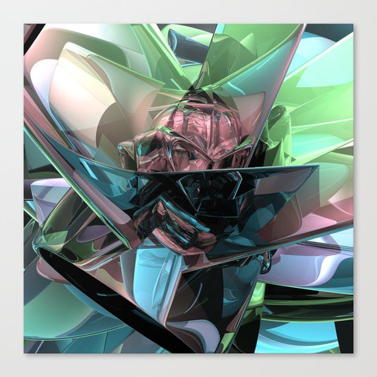 Colorful 3D Reflections Canvas Print