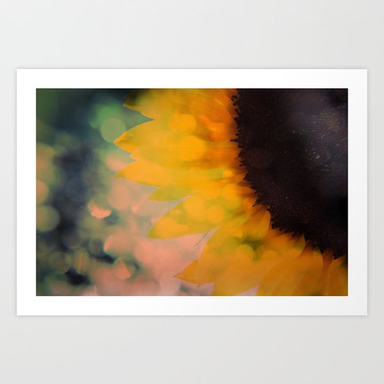 Sunflower I (mini series) Art Print