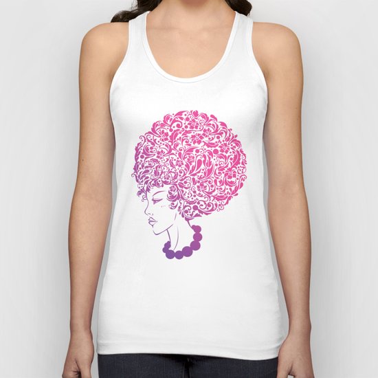 Ms. Floral Unisex Tank Top