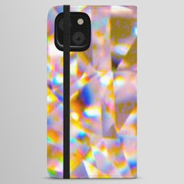 Rainbow Crystal iPhone Wallet Case