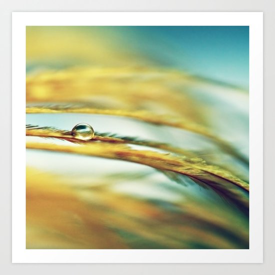 "Adopt the pace of nature, her secret is patience." Art Print