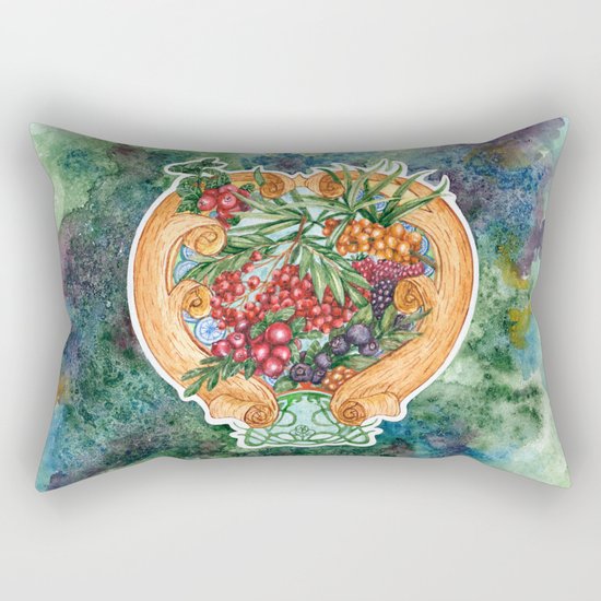 Art nouveau. Mors drink. Rectangular Pillow