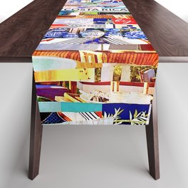 Costa Rica Collage Table Runner