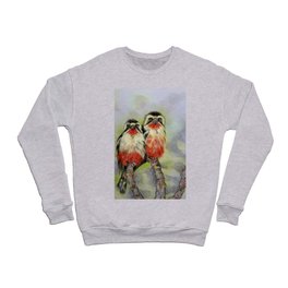 Two collared falconets Crewneck Sweatshirt