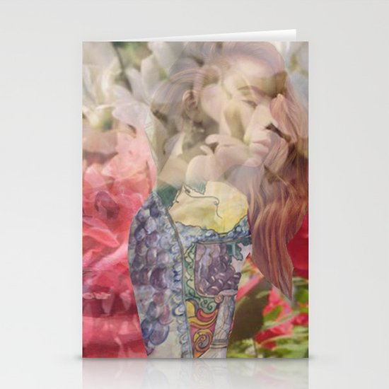 Vine Girl Stationery Cards
