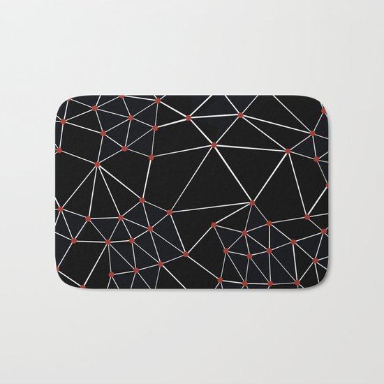 Seg with Red Spots Bath Mat