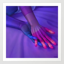 Intimate Touch 8 Art Print