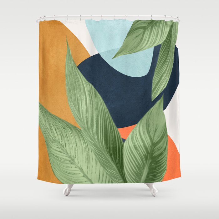 Nature Geometry VIII Shower Curtain