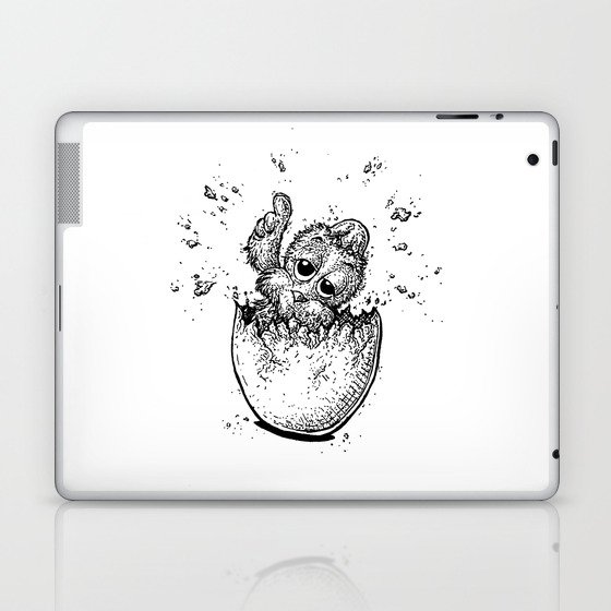 Hatched Hen Laptop & iPad Skin