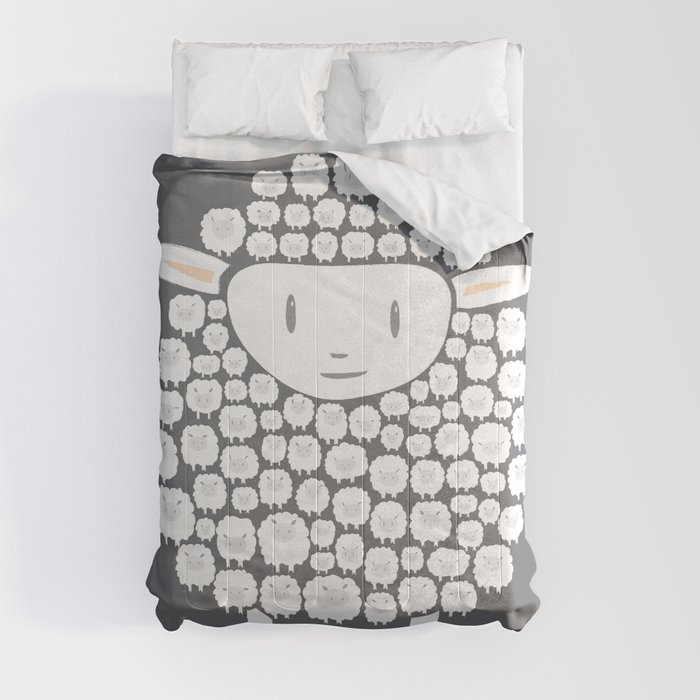 Baa baa White Sheep Comforter