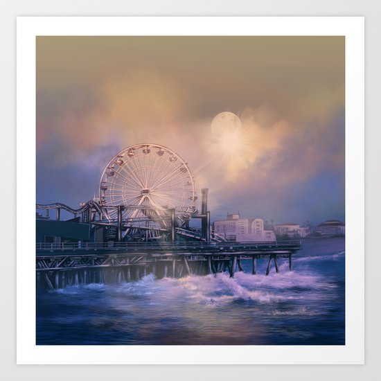 summer landscape Art Print