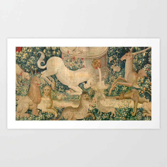 Unicorn Tapestry Art Print