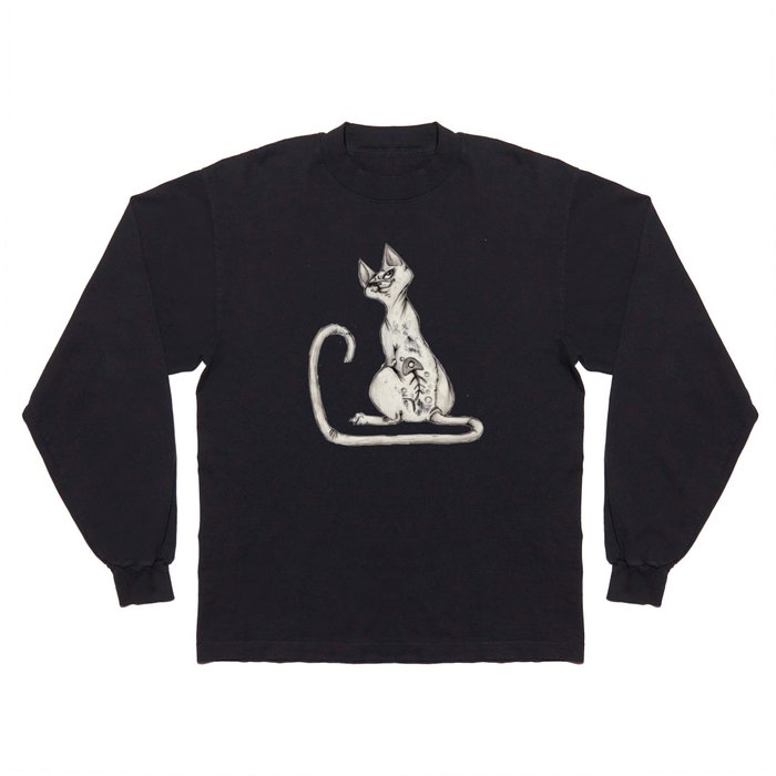 Cats with Tats v.1 Long Sleeve T Shirt