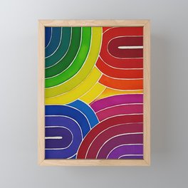 Rainbow Brights Framed Mini Art Print
