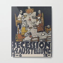 Egon Schiele - Secession 49. Exhibition Metal Print
