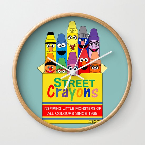 Color Me Sesame Wall Clock