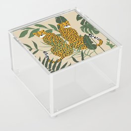 Palm Jungle Cheetah Prints Acrylic Box