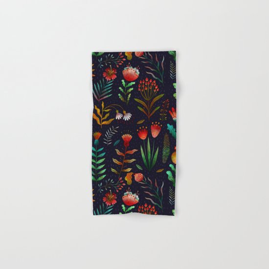 Bright flowers Hand & Bath Towel