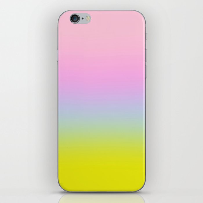 OMBRE PASTEL COLORS RAINBOW  iPhone Skin