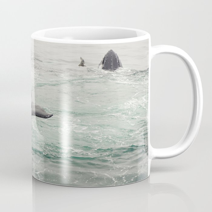 Whale Tail - ocean humpback whale photograph Coffee Mug