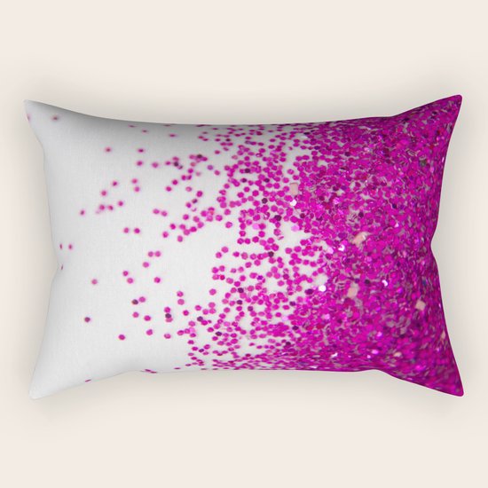 Fun I (NOT REAL GLITTER) Rectangular Pillow