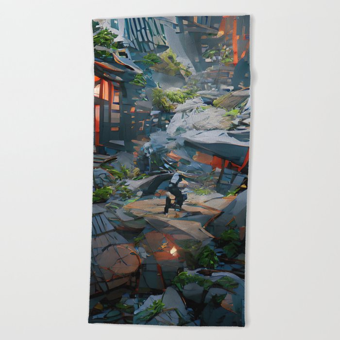 Aftermath Stroll Beach Towel