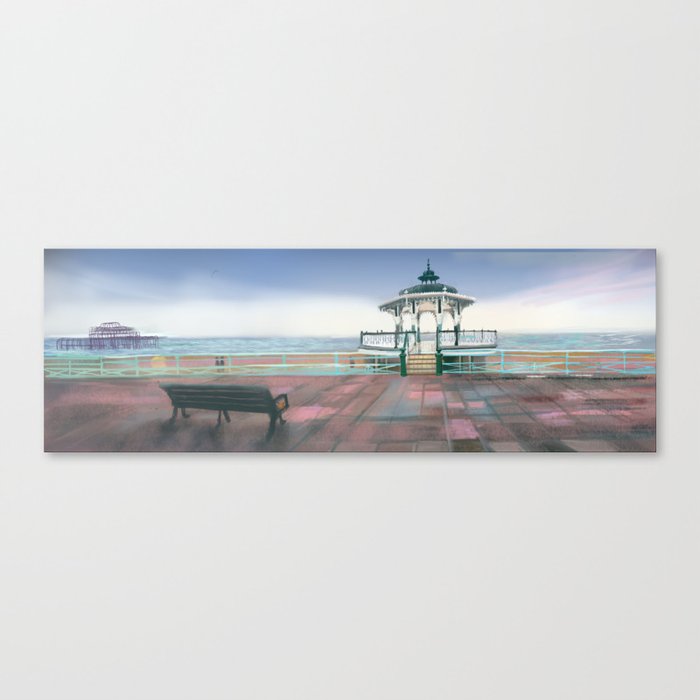 Brighton Sea Front Canvas Print