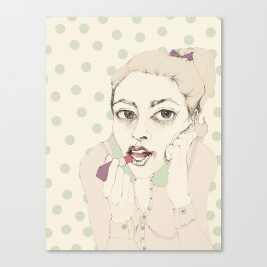 lipstick Canvas Print