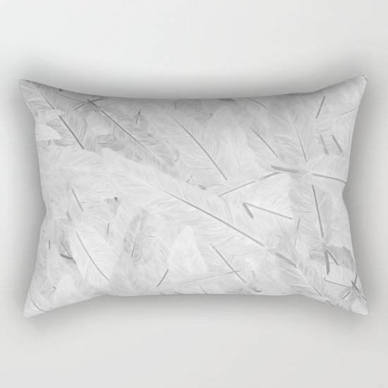 Feathered (Pattern). Rectangular Pillow