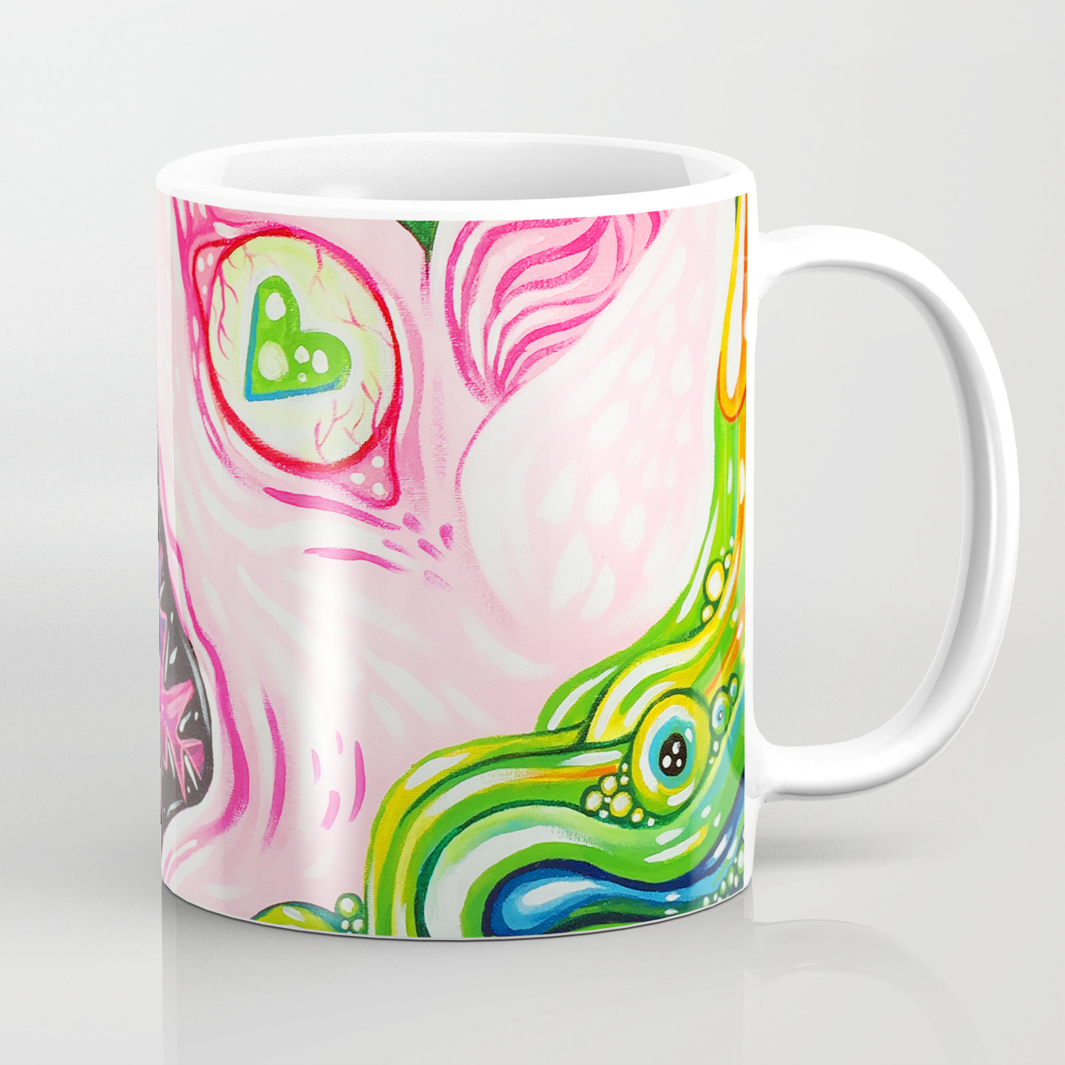 Glitterkitty Acrylic Painting Coffee Mug By Cloudsover31 Society6