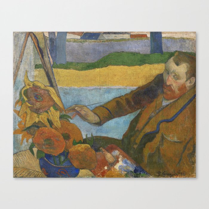 The Painter of Sunflowers — Paul Gauguin Canvas Print
