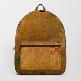 The Gold Lady by Gustav Klimt Backpack