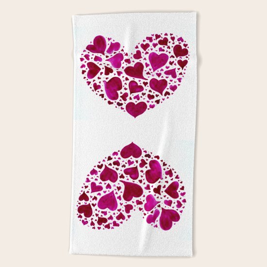 Heart Beach Towel