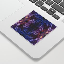 Stained Glass (Blue & Purple) Sticker