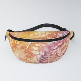 Apricot Rose Abstract Design Fanny Pack