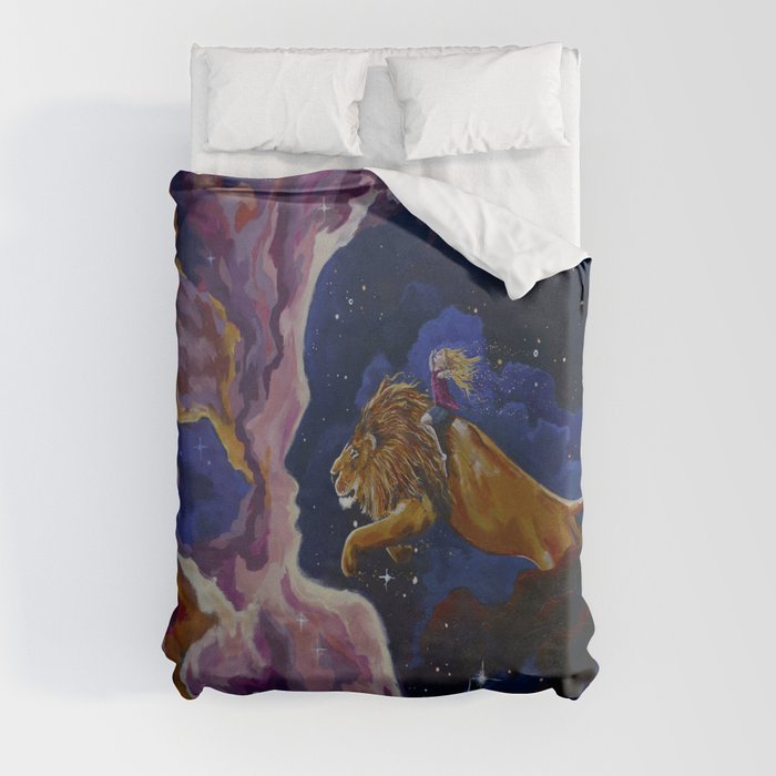 Lily the Lionhearted Duvet Cover