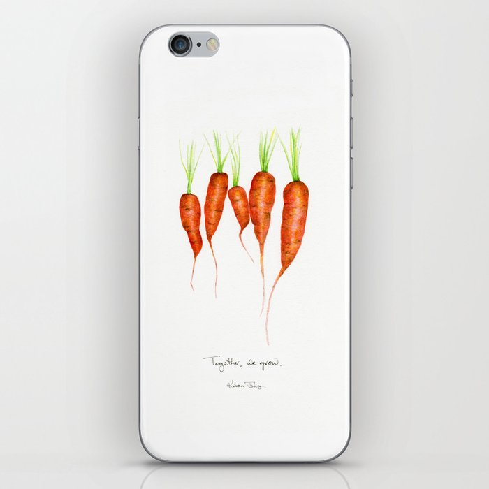 Carrots - Together we grow iPhone Skin