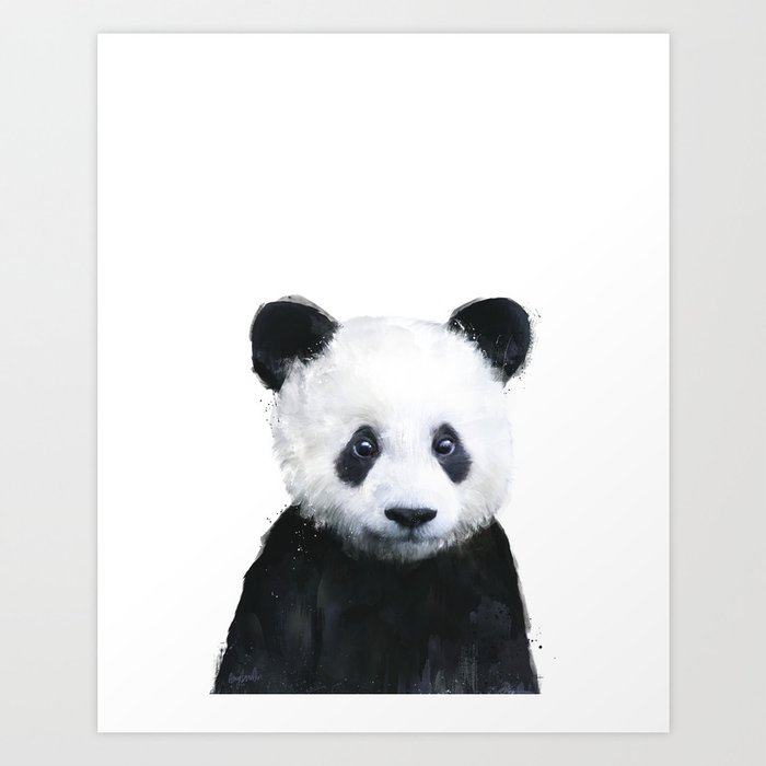 Little Panda Art Print